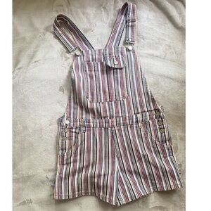 Striped vintage overalls